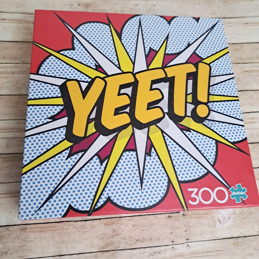Buffalo Games YEET! 300-Piece Puzzle - Red and Yellow